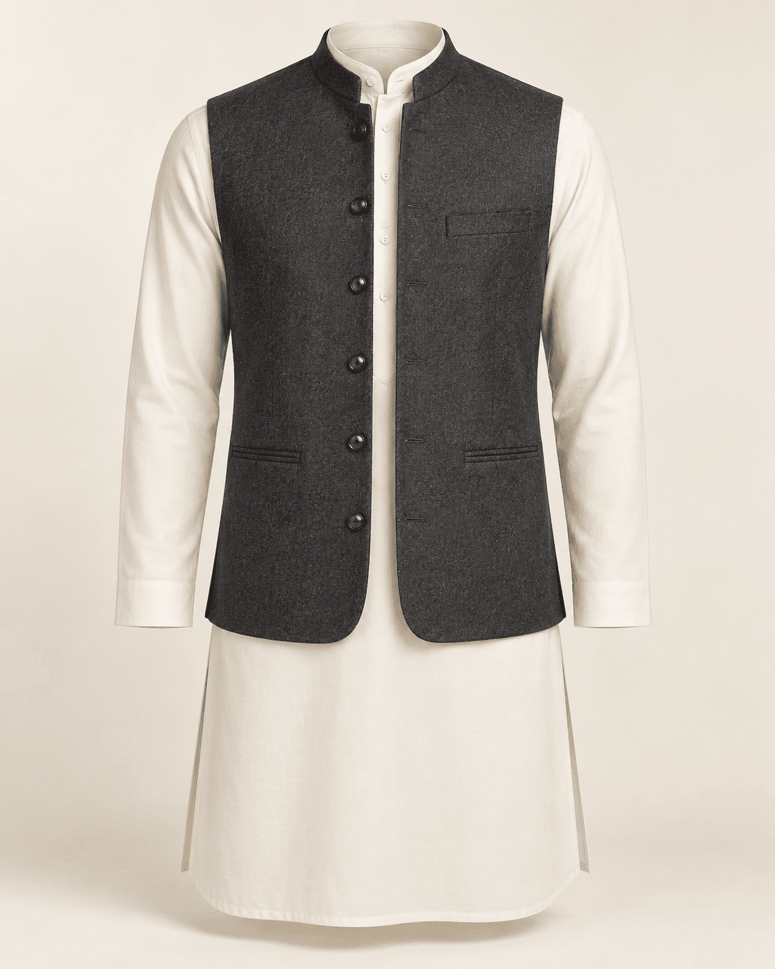 Wool Blend Waistcoat